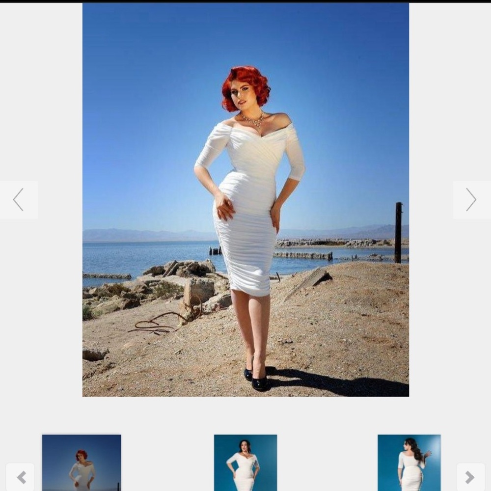 White dress